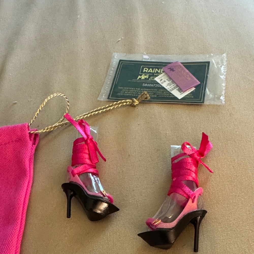 Adidas Pink and Black Doll Heels - Picture 2 of 4